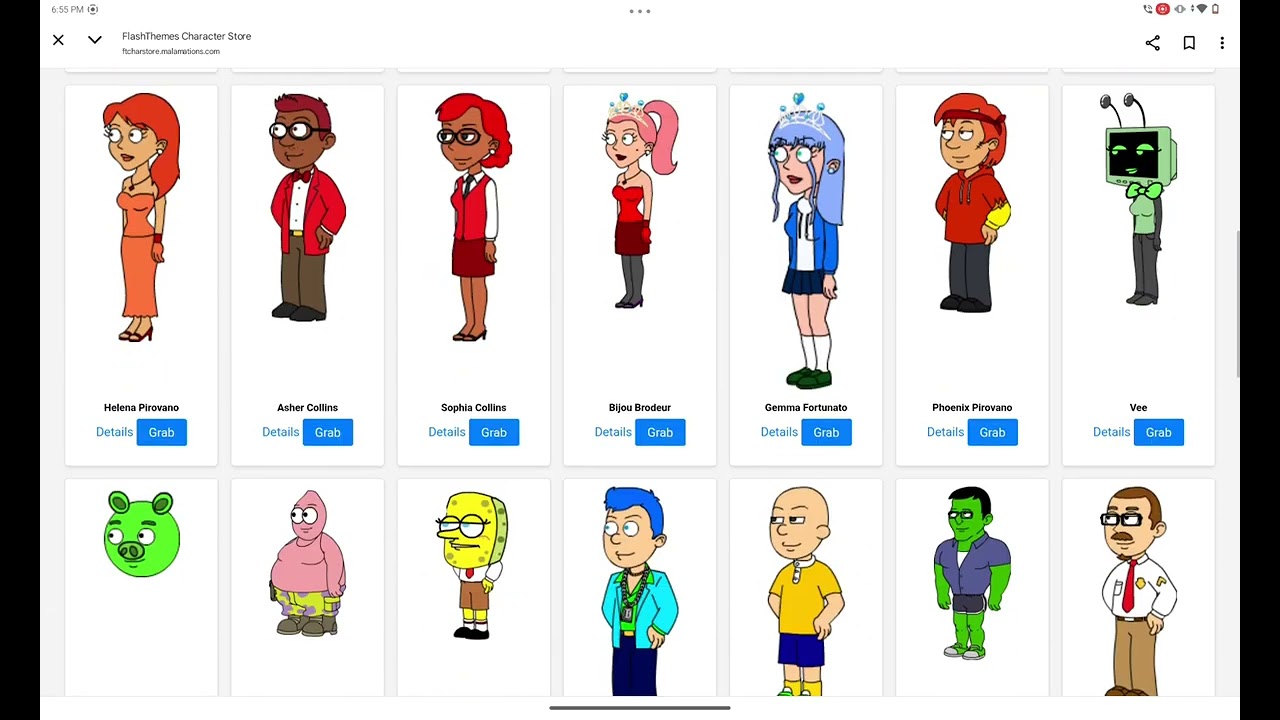 Personajes De GoAnimate y. FlashThemes Parte 1
