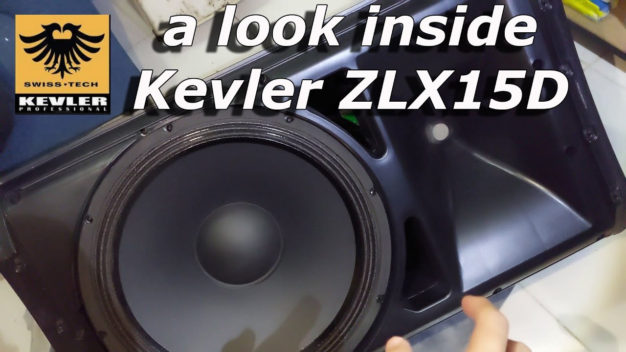A look inside the Kevler ZLX15D active speaker system | mobile dj
