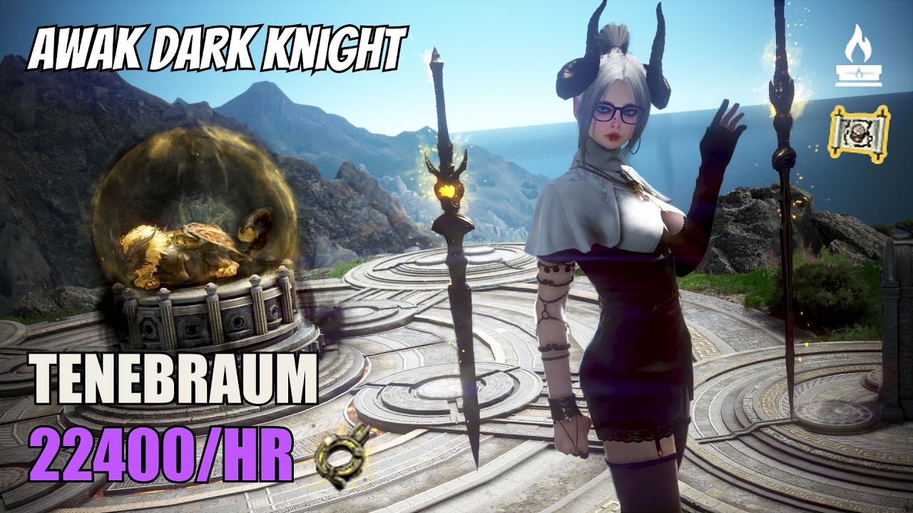 BDO | Tenebraum Castle - Dark Knight Awakening | 22400/hr (Lv2+Agris) - 6 Manticores
