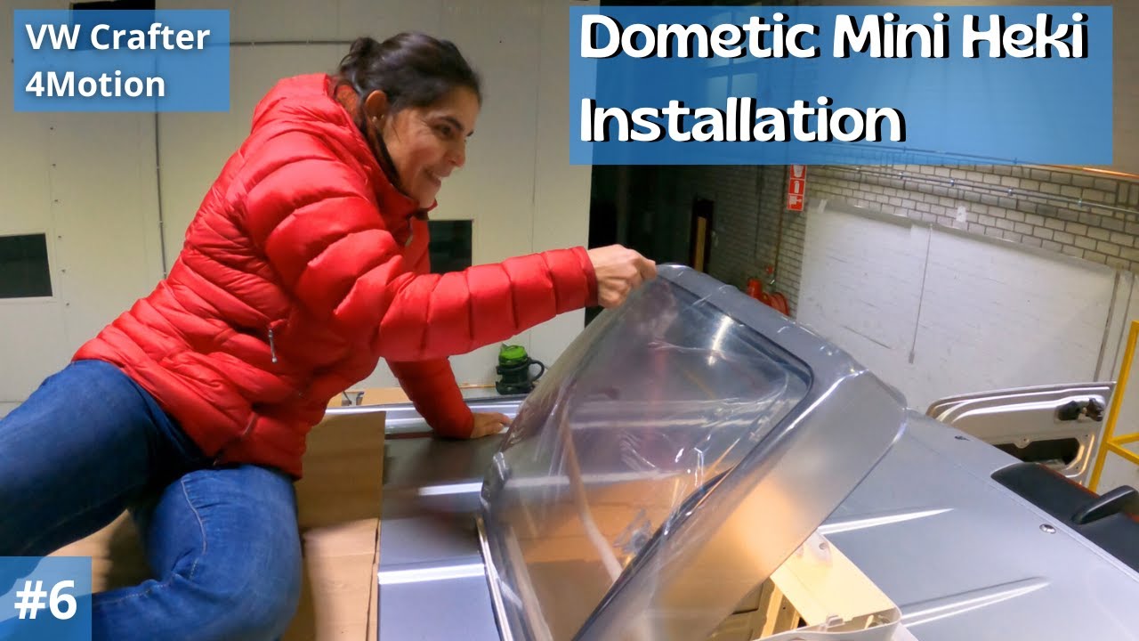MORE LIGHT with Dometic Mini Heki Installation | VW Crafter 4x4 | DIY Camper Conversion #6