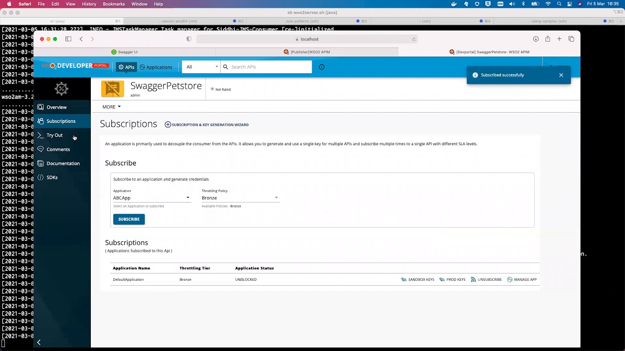 Create API from Swagger File