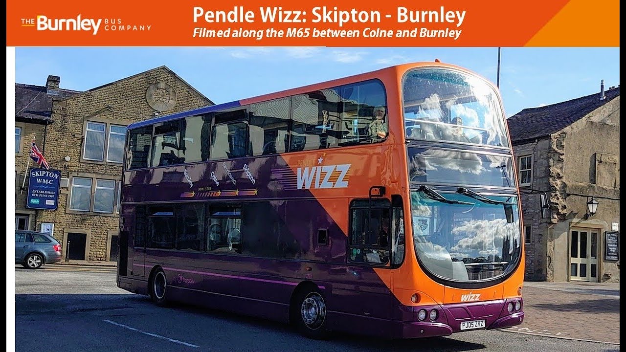 B7TL hoover: Burnley Bus Company Pendle Wizz down the M65