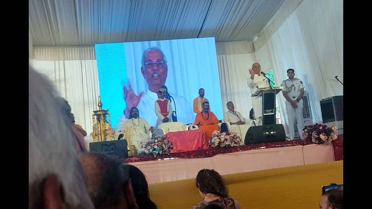 ഗവർണർ രാജേന്ദ്ര വിശ്വനാഥ്‌  സംസാരിക്കുന്നു 🌺തവനൂർ - തിരുനാവായ മഹാമാഘ മഹോത്സവം Mob : 62 38 76 97 21