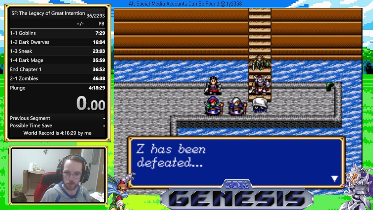 Shining Force Any% Speedruns for the Sub 4:10! The FINAL Push!  Let's Be Awesome! !sfsr