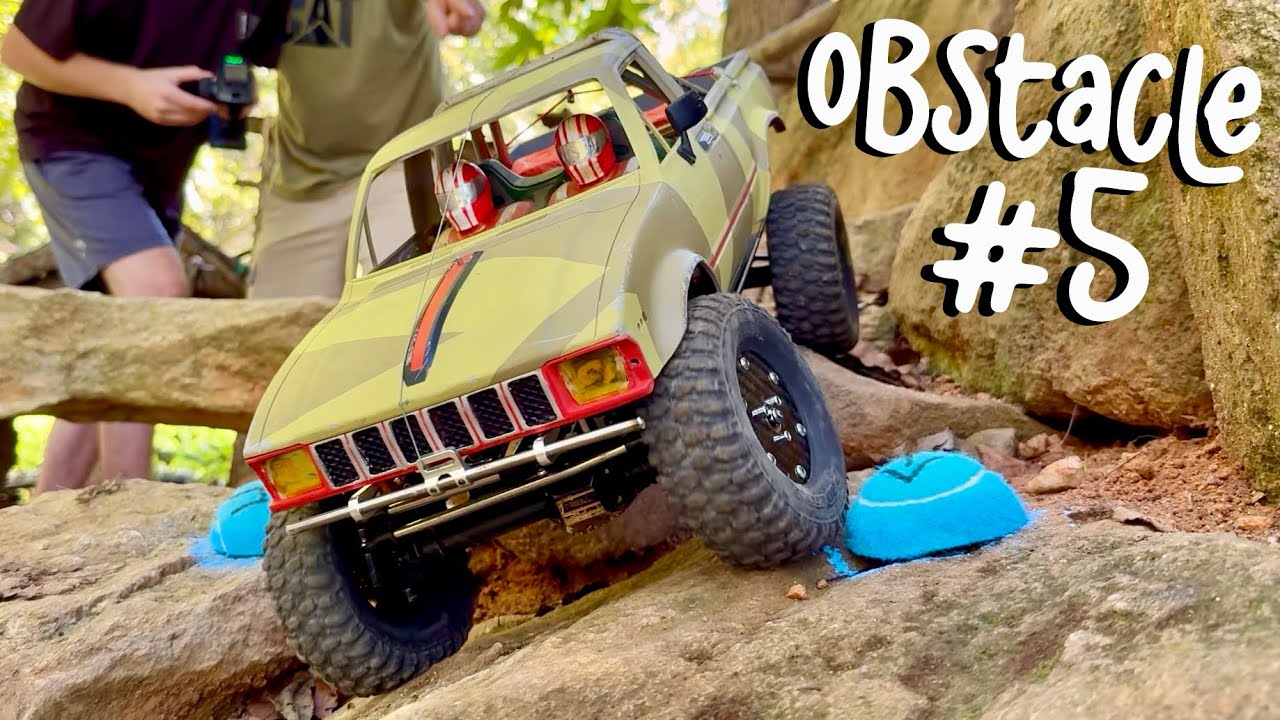 Tiny Tire Invasion #4 Crawlmaster Shootout RC Truck Off-Road Rock Crawling Competition Obstacle #5