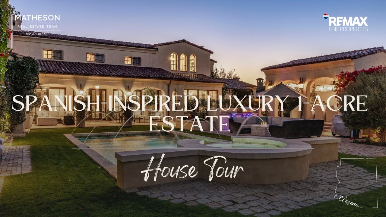 $5.5M DC Ranch Estate with Courtyards, Pool & Guest House Plans