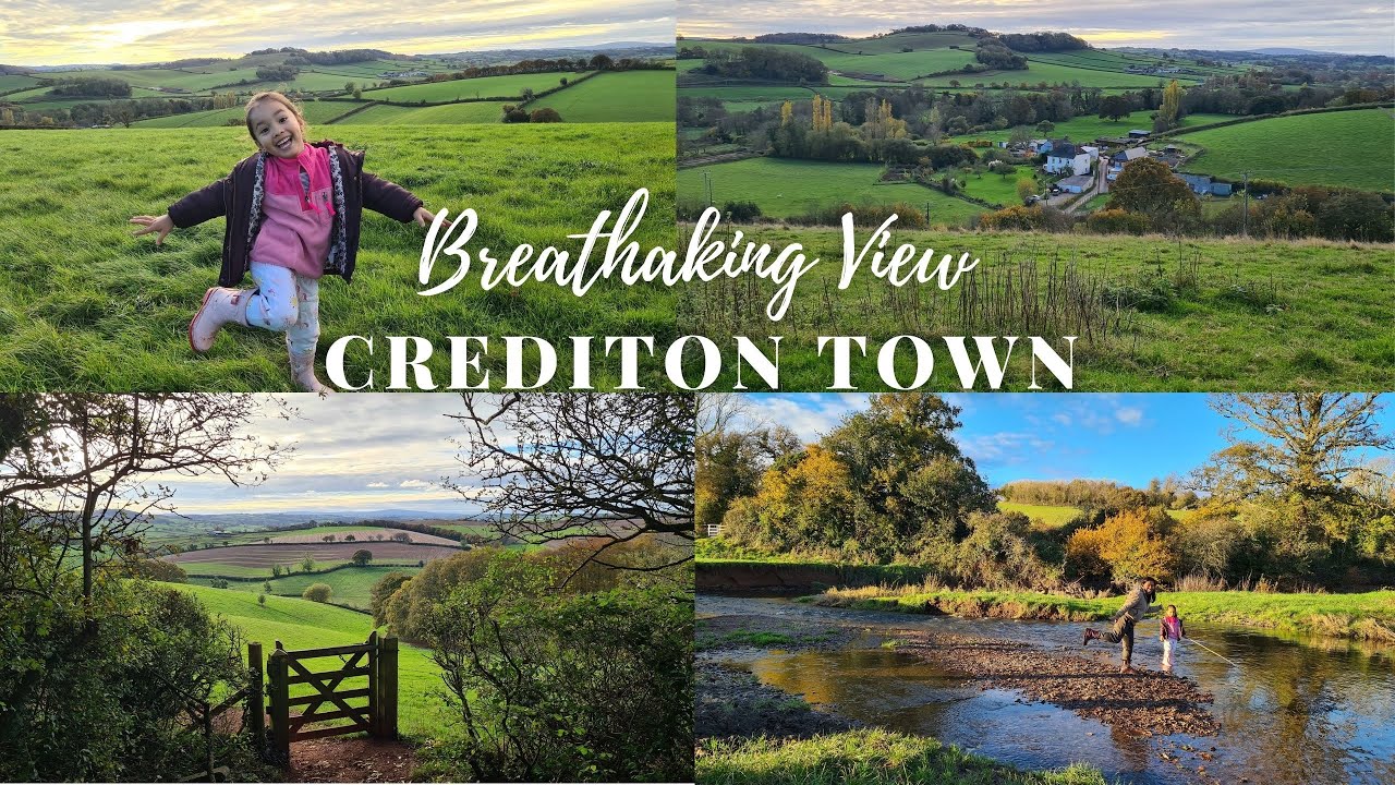 BREATHAKING VIEW in CREDITON TOWN Countryside ||PINAYsaUK