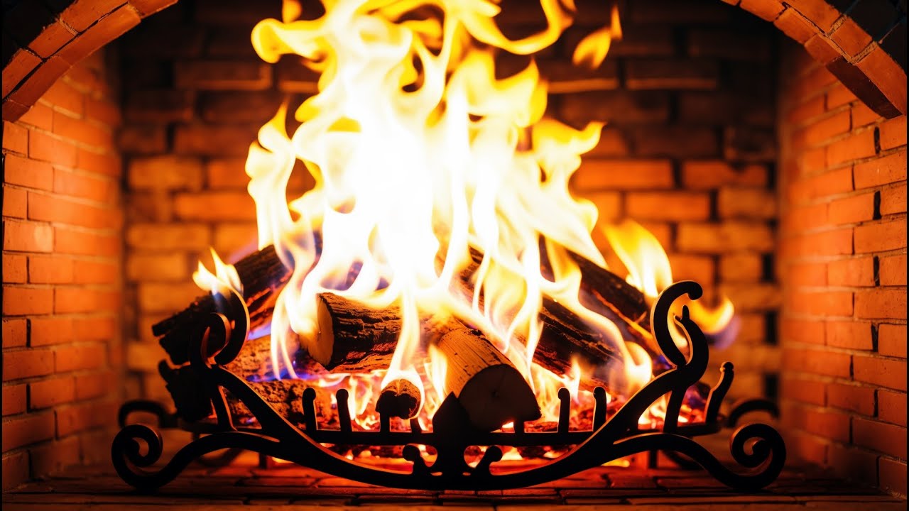 Rustic Hearth Serenity | 12H Fireplace Sounds & Flames for Relax, Meditation & Peaceful Sleep