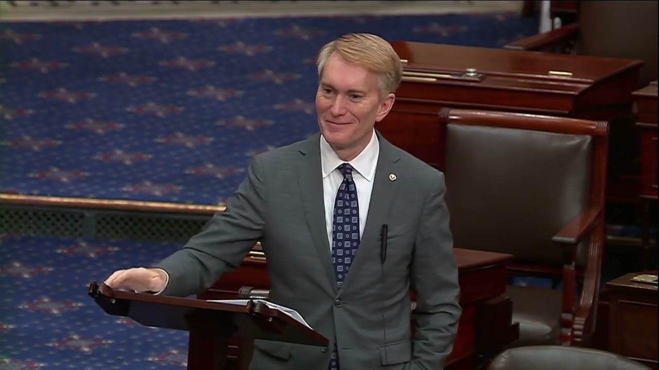 Lankford remembers his friend and colleague Senator Jim Inhofe on the Senate floor