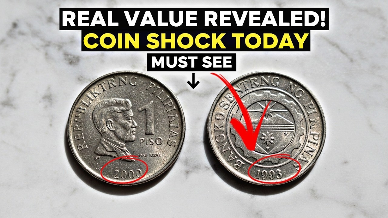 2000 VS 1993 Philippines 1 Piso Coin Value Revealed Jose Rizal Coin Worth Millions Truth Exposed