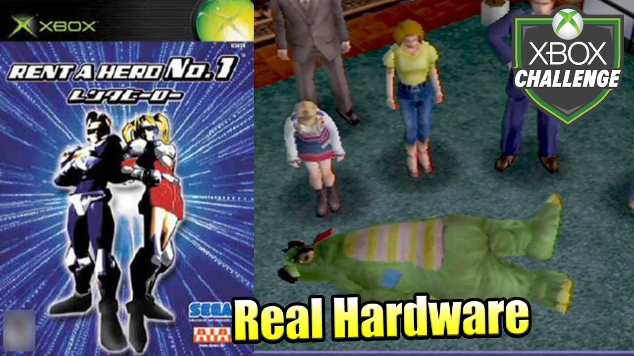 Rent A Hero No 1 — Xbox Original Gameplay HD — Real Hardware {Component}