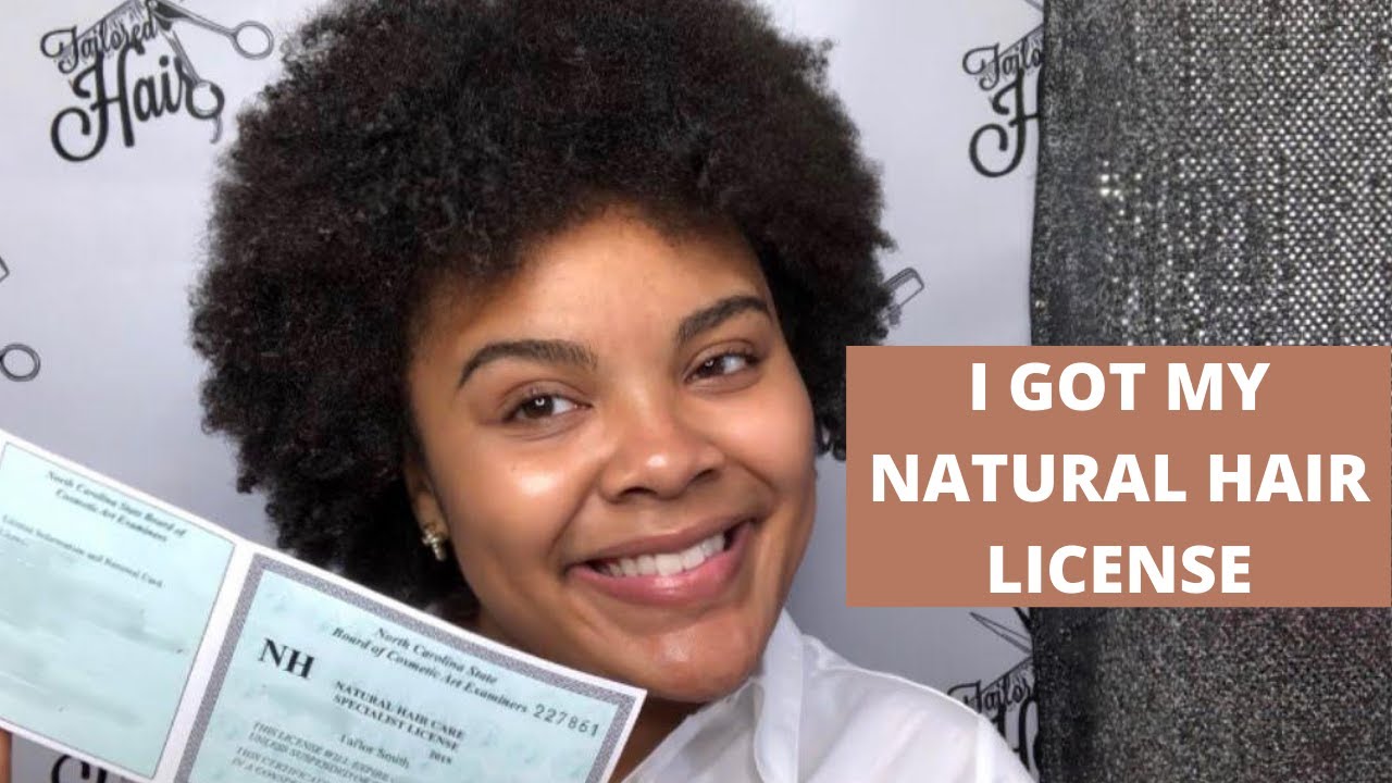 Getting My Natural Hair Care License | VLOG