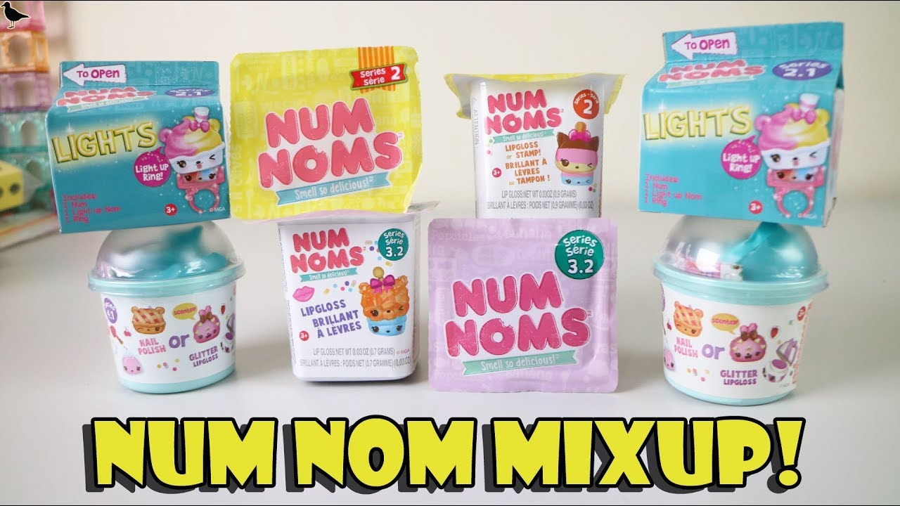 Num Noms Series 2, 3 & 4 + Lights Series 2 Opening | Birdew Reviews