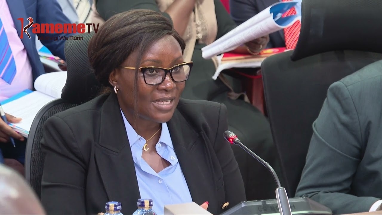 Ngabana Cecily Mbarire gwikinyia mbere ya Senate