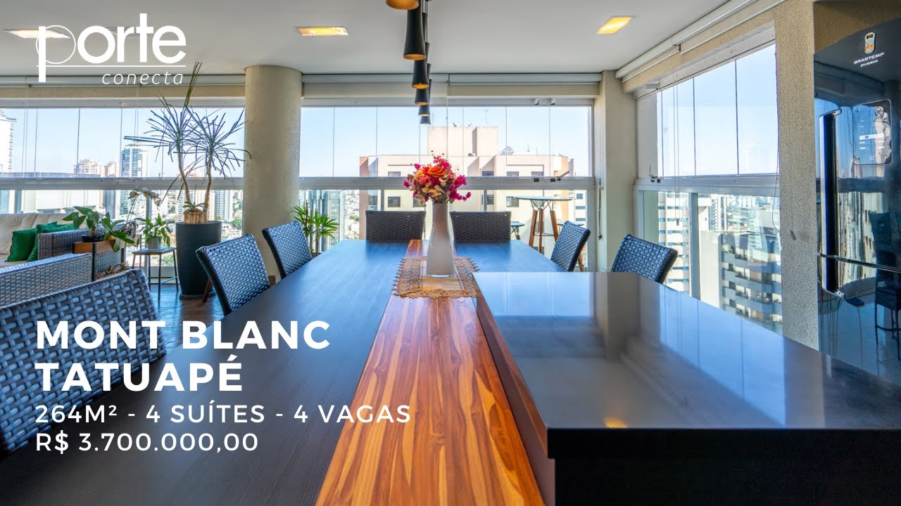 Luxuoso Apartamento de 264 m² nos Altos do Tatuapé - 4 Dormitórios e Lazer Completo!