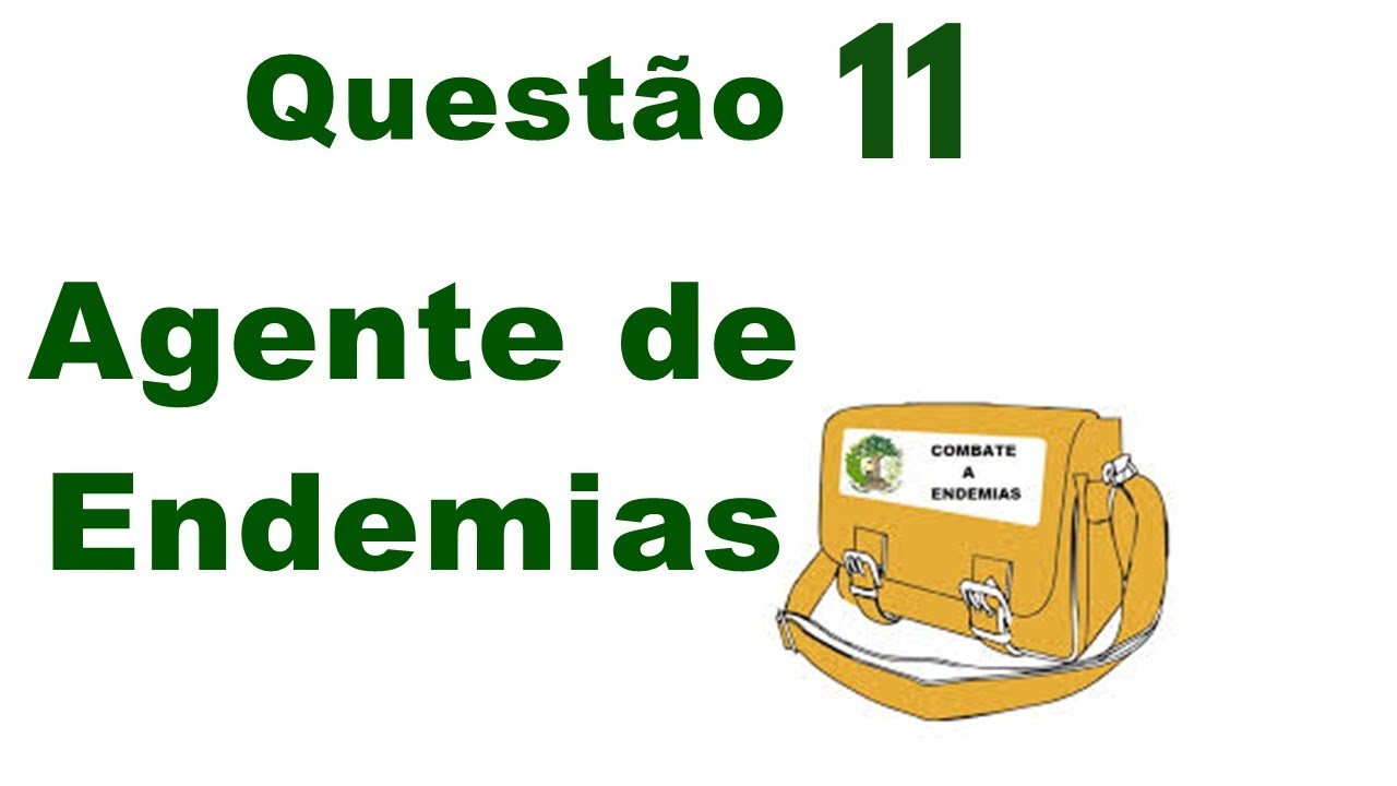 Questão Agente de endemias