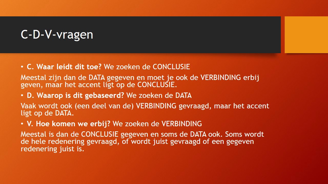 Redeneren met SPA+ methode