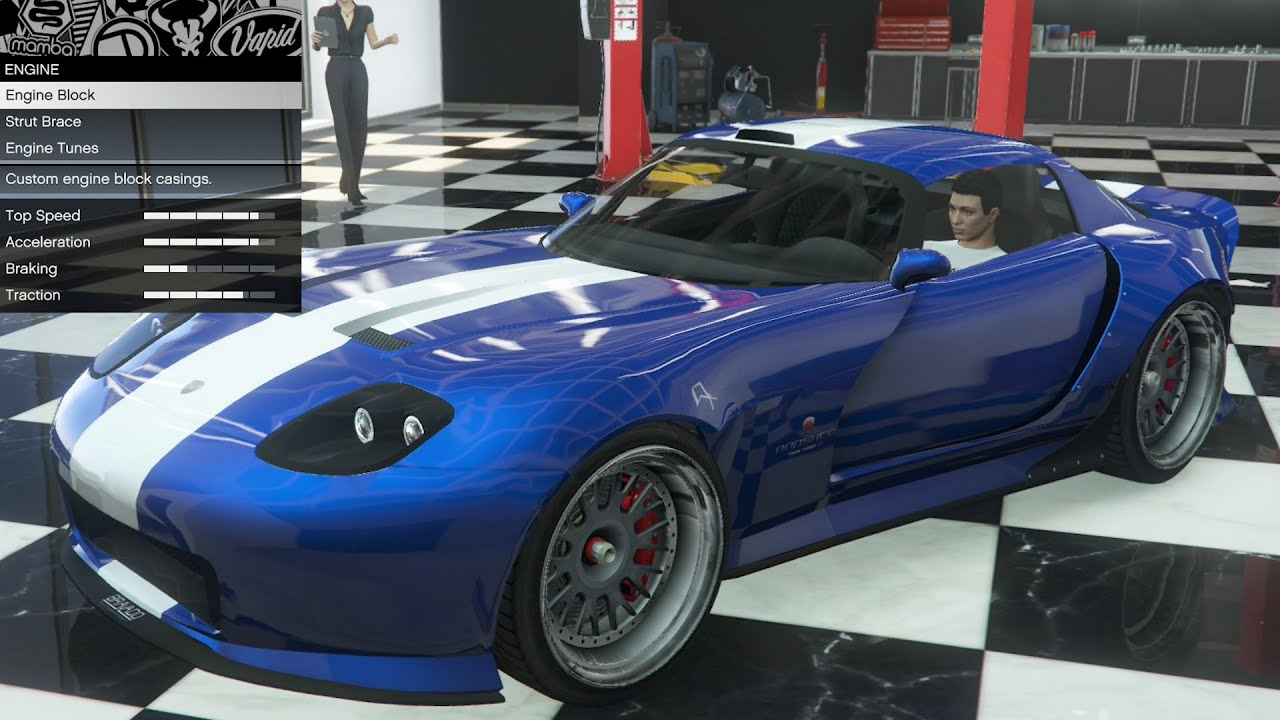 GTA 5 — Кастомизация транспорта из прошлых DLC — Bravado Banshee 900R (Dodge Viper)