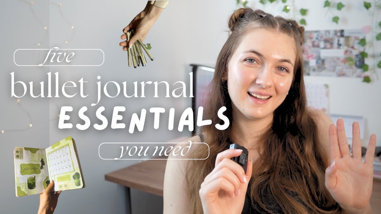 5 BULLET JOURNAL ESSENTIALS: supplies I can't live without 💫