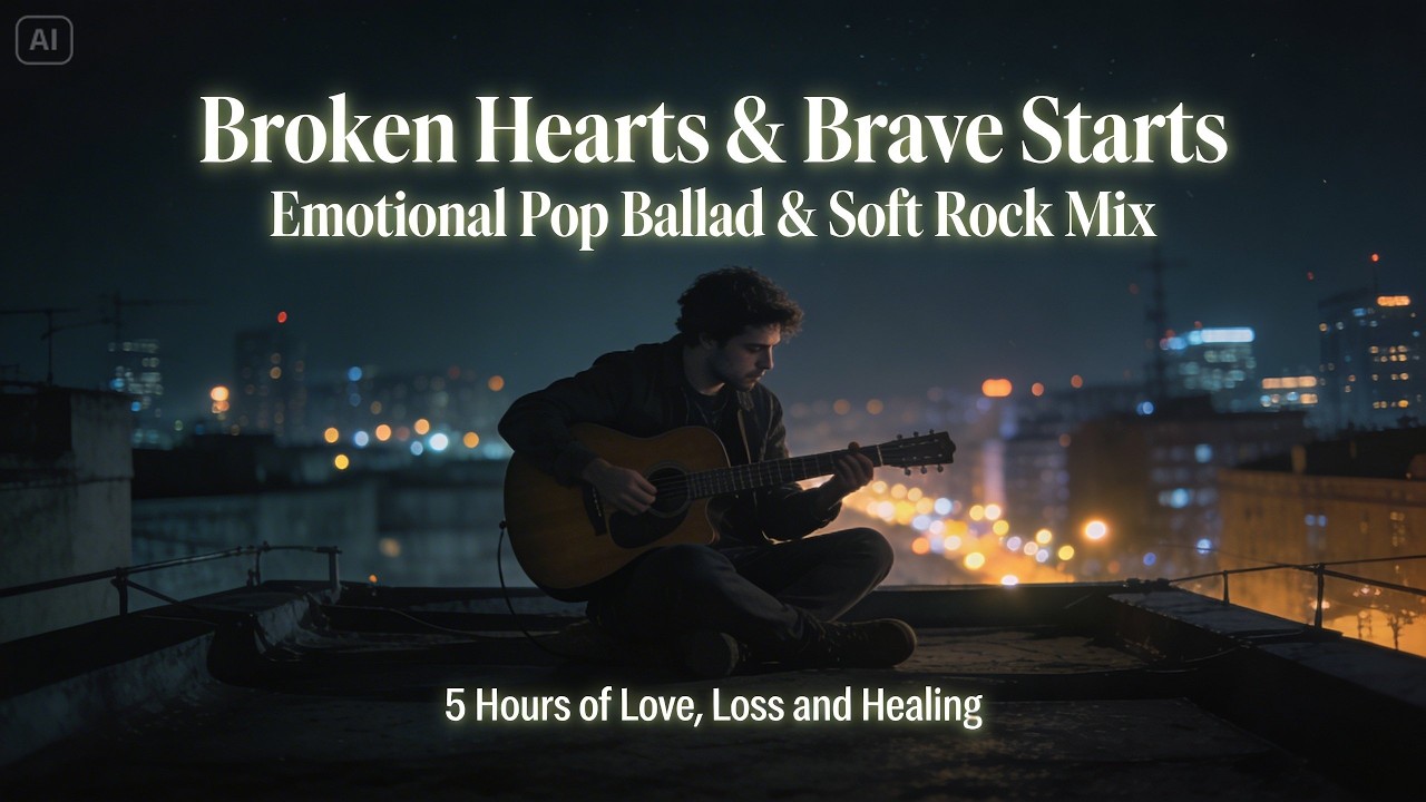 Broken Hearts & Brave Starts: Emotional Pop Ballad & Soft Rock Mix