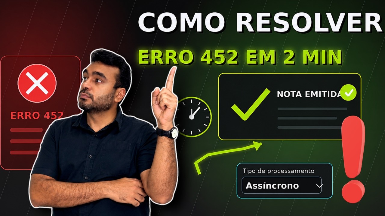 Erro 452 Rejei&ccedil;&atilde;o NFe: Como Resolver AGORA no Seu Emissor de Nota Fiscal