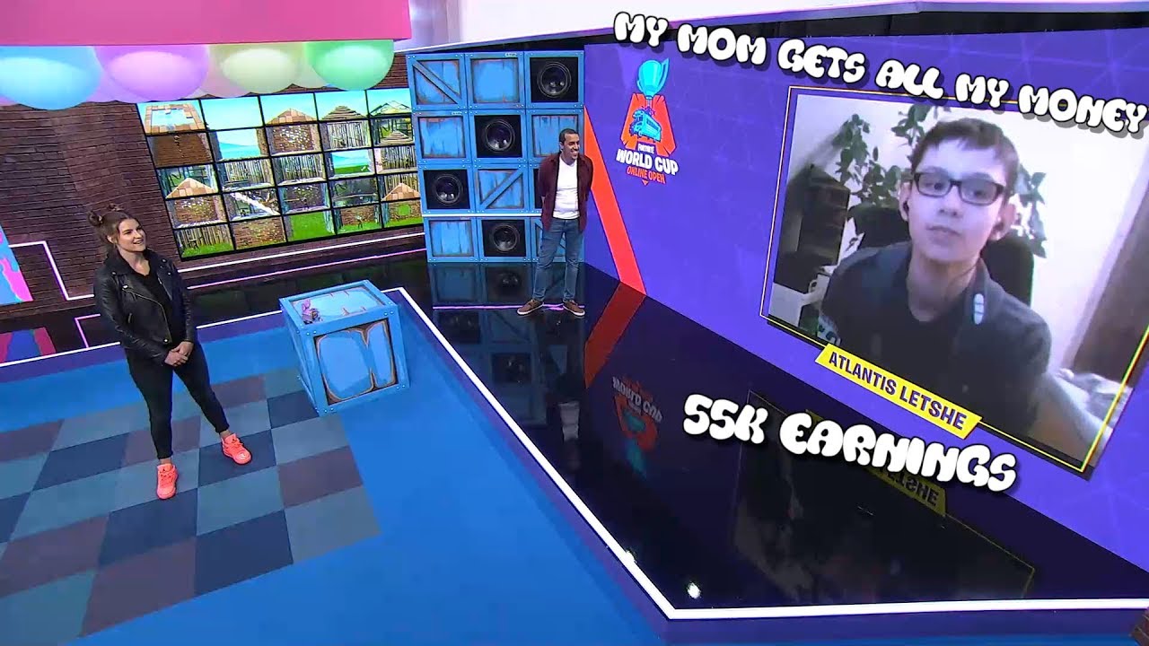 ATLANTIS LETSHE FULL INTERVIEW of FORTNITE WORLD CUP+FACE REVEAL | All Money to his MOTHER |
