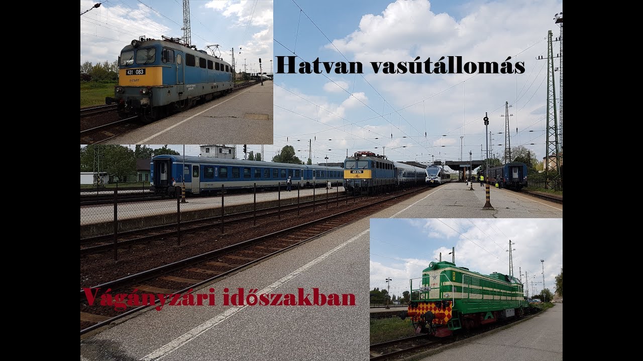 Hatvan vasútállomás vágányzár alatt (2019 05. 08.)