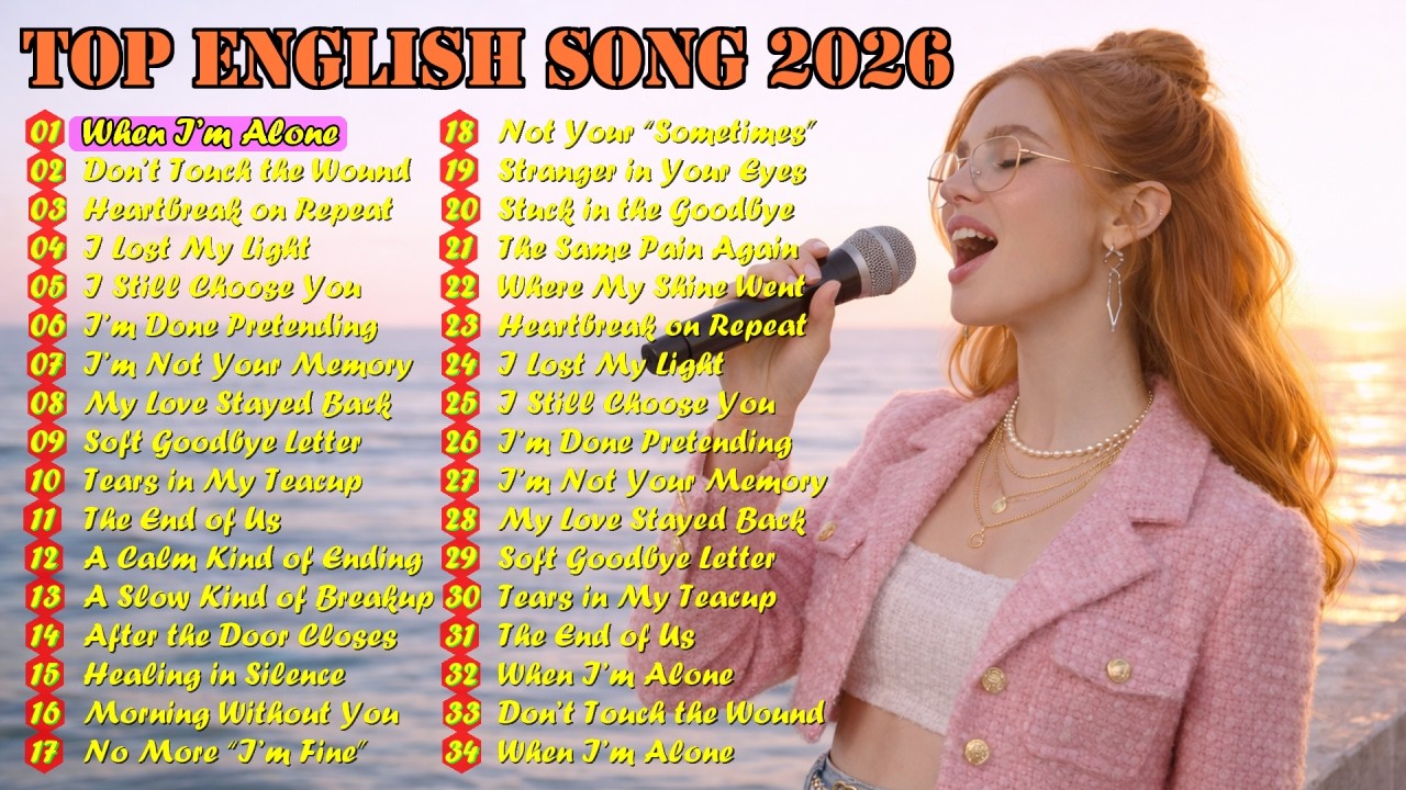 TOP English Song 2026 🍒| Sad Emotional  Music 2026 | Spotify Viral 🎧 Best Songs 2026 | Update Daily