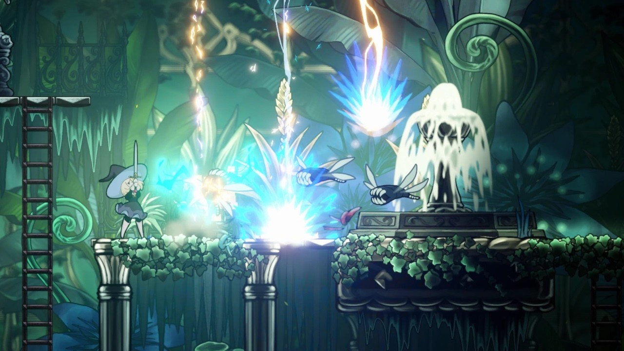 Never Grave: The Witch and The Curse blends Metroidvania and Roguelite's together