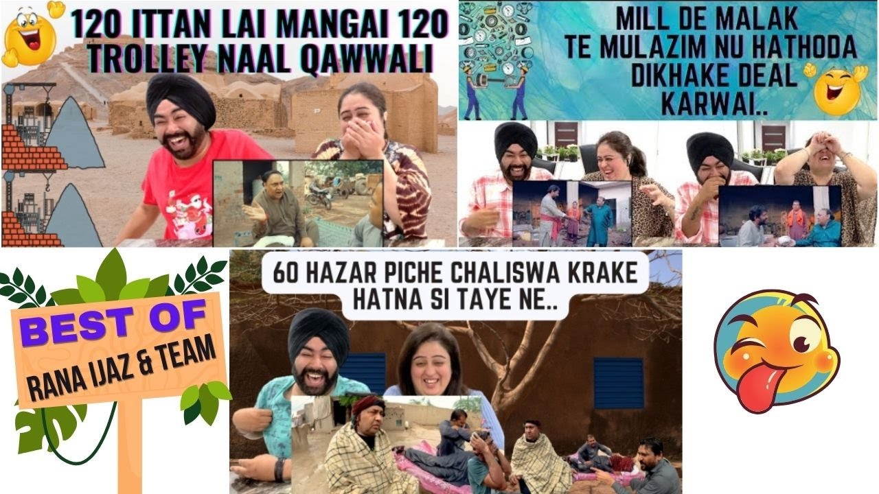 Preet Bani React on Best compilation of Rana ijaz & Team~ Hasse Double, Fun Double