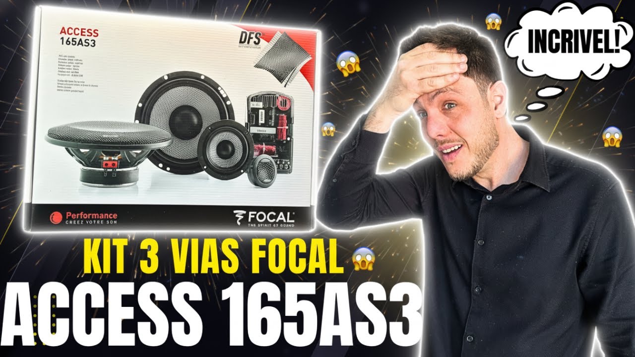 FOCAL ACCESS 165AS3: O Kit 3 Vias que Você SEMPRE SONHOU!