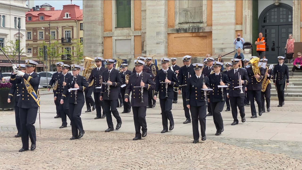 Musikmarch i Karlskrona 31 maj 2024