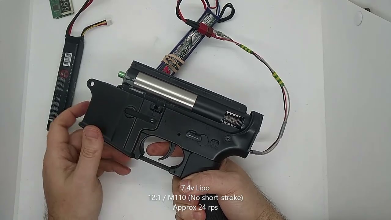 Solink Airsoft Budget Brushless (Quick Battery Comparison)