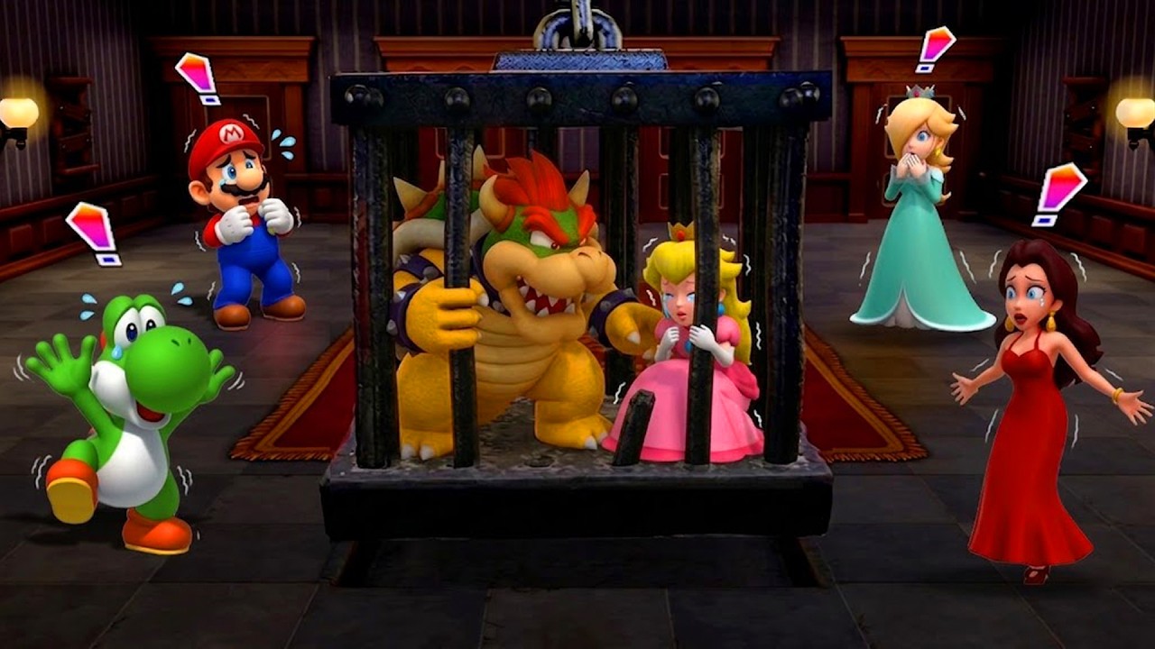 Super Mario Party Jamboree - Ultimate Minigame Showdown! Yoshi Vs Mario Vs Rosalina Vs Pauline