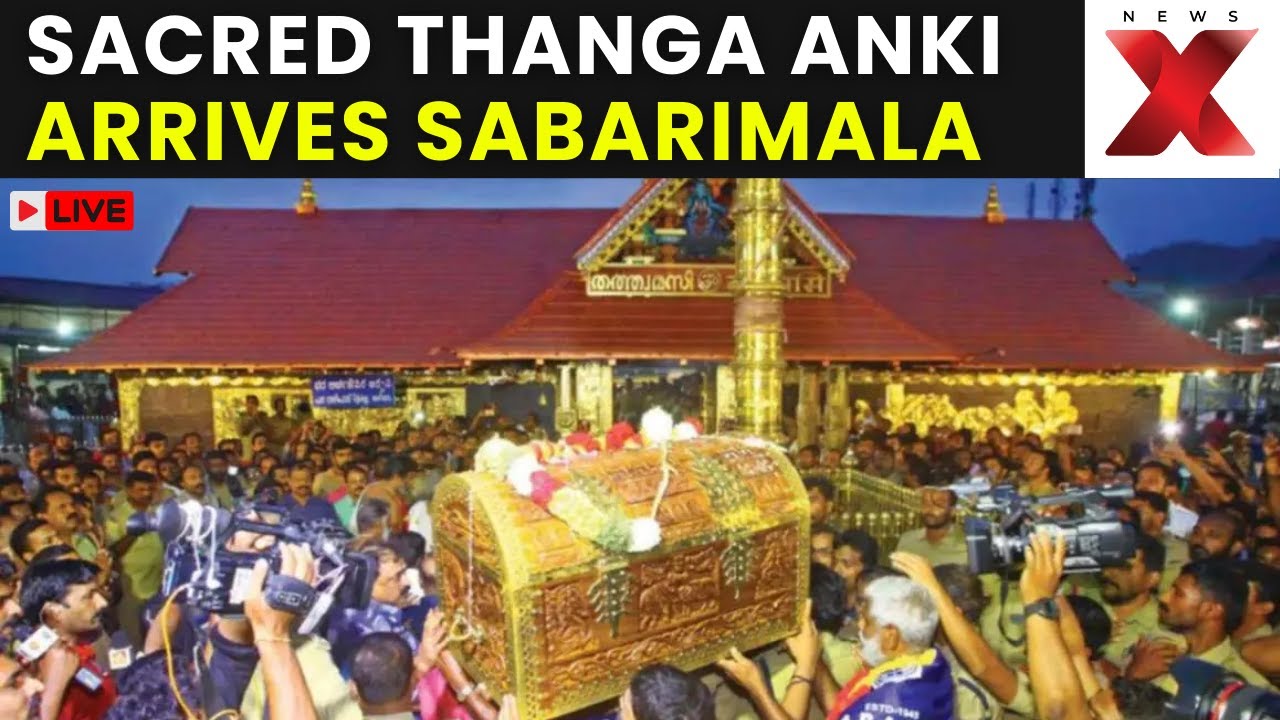 Sabarimala Temple LIVE: Sabarimala TempleSees Devotee Rush for Thanga Anki Darshan