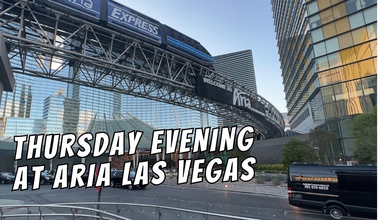 Thursday Evening Walk at Aria Resort Las Vegas | Walking Aria Las Vegas Hotel & Casino