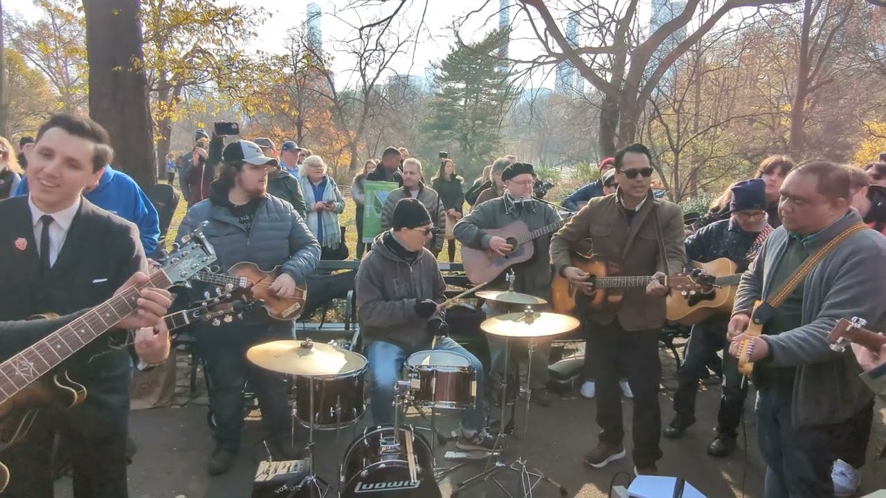 You Really Got a Hold On Me- John Lennon's 43rd Memorial at Strawberry Fields, NYC. 12/08/23