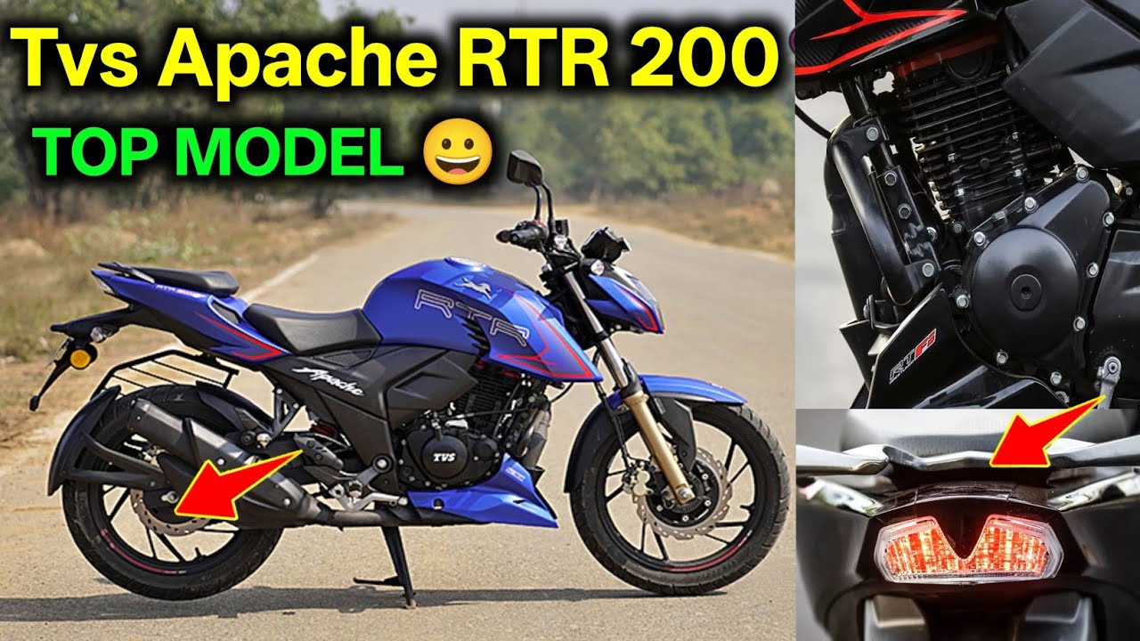 New TVS Apache RTR 200 4V Details Review | Price New Features | Top Model 