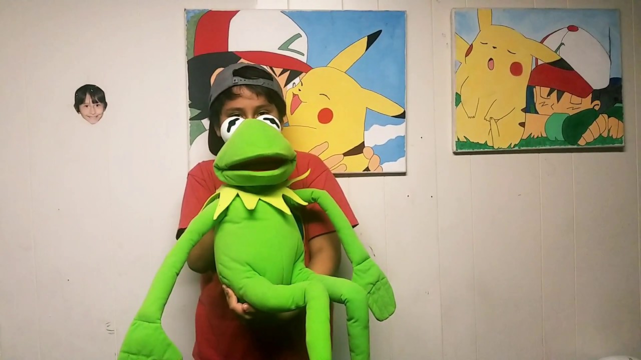 How I made a Kermit the frog puppet