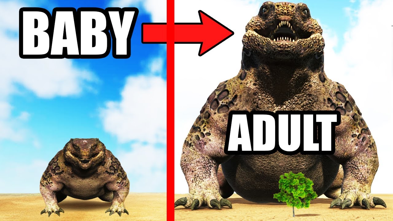Growing from BABY GODZILLA DOUG to ADULT