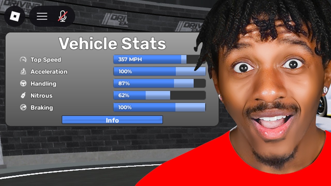 THIS CAR HAS 100% ACCELERATION IN DRIVING EMPIRE!