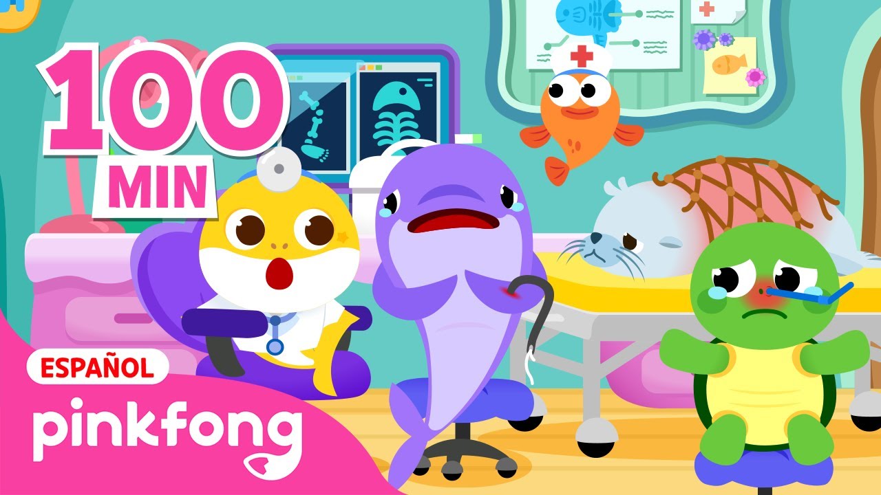 ¡Ayuda! Animales del Océano y Más | Canciones de Animales | Cinco Monitos | Pinkfong en español