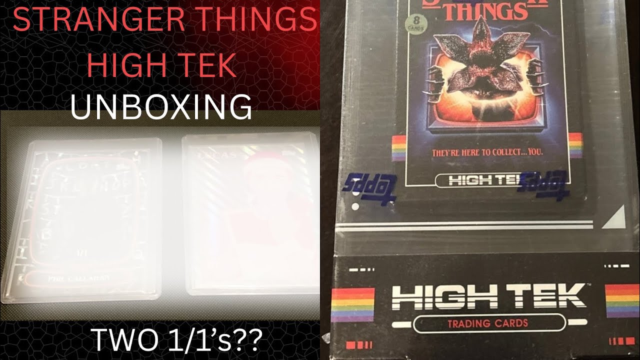 Распаковка коробки Topps Stranger Things High Tek 2025 | Несколько одинаковых карточек?? | Распак...