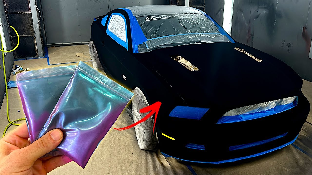 Нанесение HyperShift на BLACK 4.0 (самую черную краску на Земле)