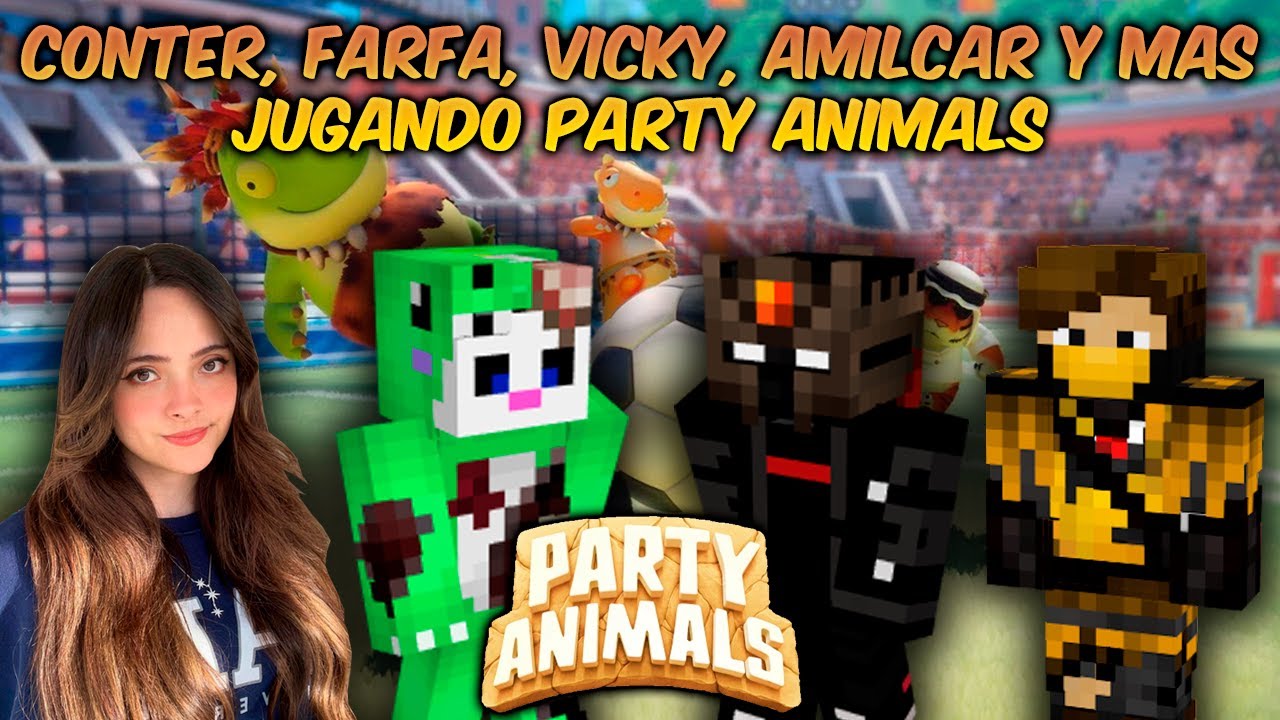 CONTER, FARFA, VICKY, AMILCAR y MAS jugando PARTY ANIMALS | Futbol 🤯⚽️