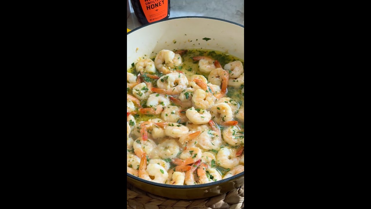 Honey Garlic Shrimp Scampi