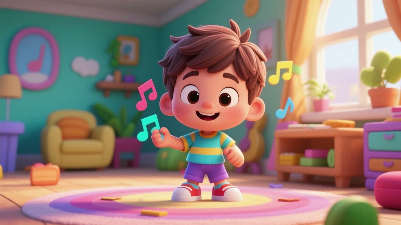 👶🌈 Canción de colores del hermanito | Canción infantil educativa 🎵