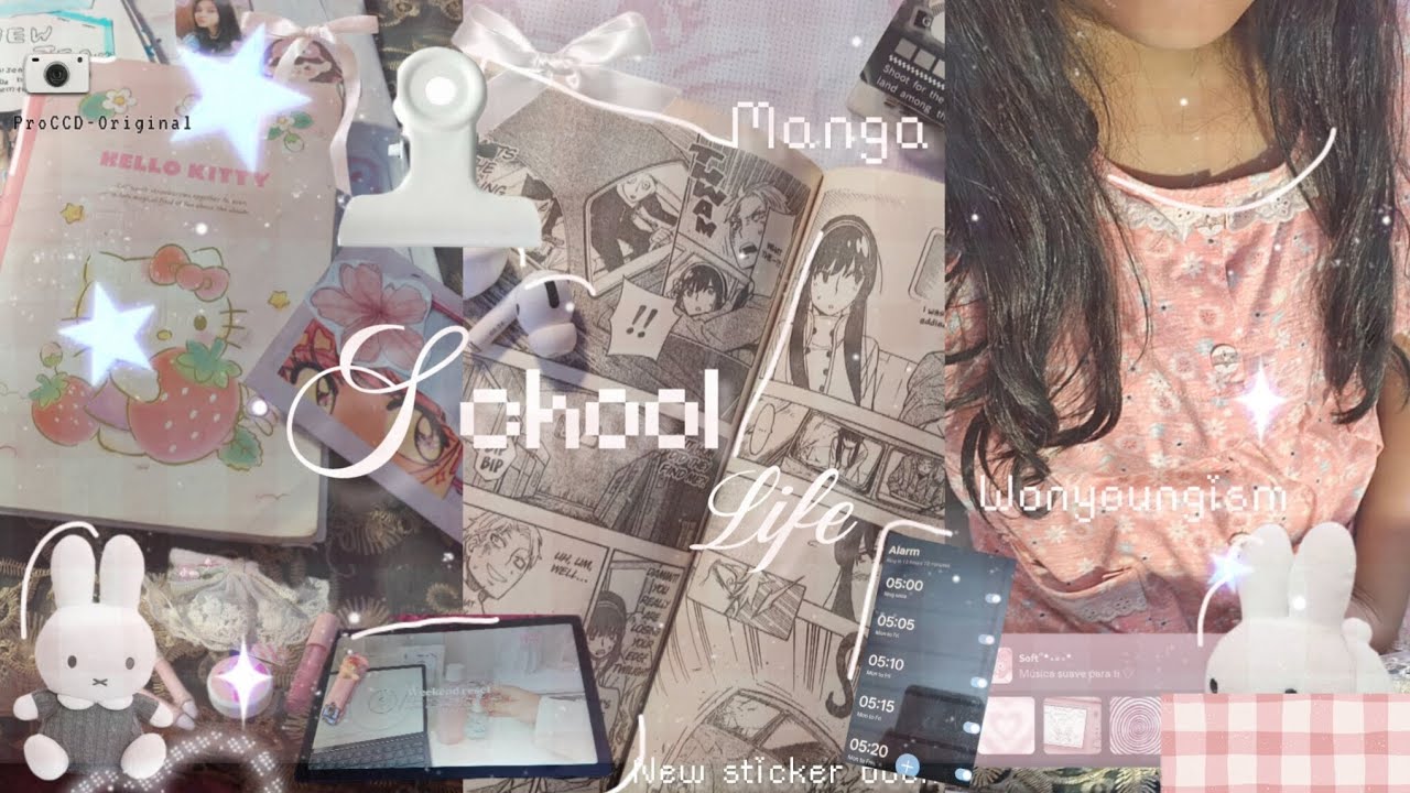 School life 🌷💿🍙 || spend days wm and homebody||{🎧🍙🖇️| acubi and coqquete style 🍙🖇️🌷