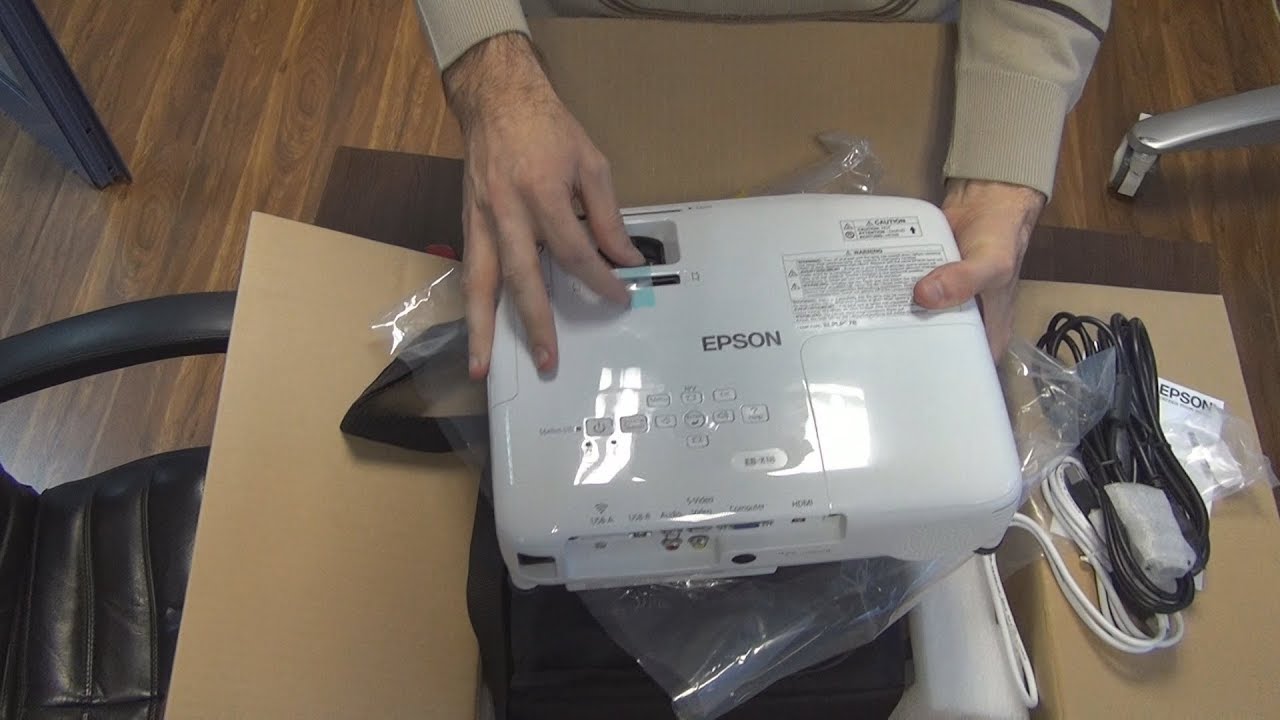 Unboxing of Epson EB-X18 Multimedia Projector