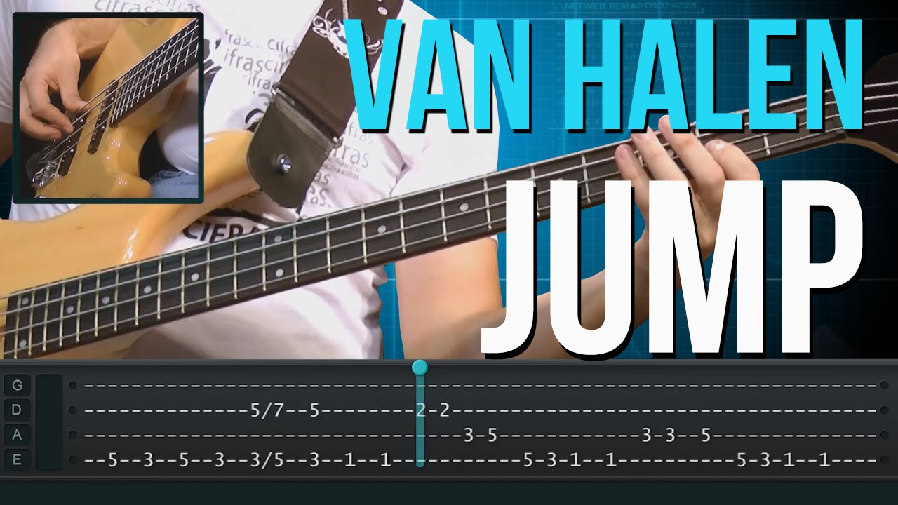 Van Halen - Jump (como tocar - aula de contra-baixo)